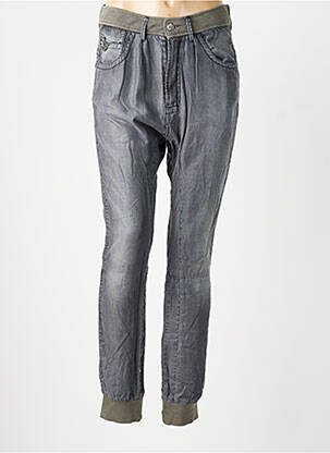 Pantalon slim talie elastică mărime normală gri CHIPIE femeie