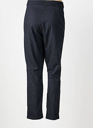 Pantalon slim țesătură poplin mărime normală albastru I.CODE (By IKKS) femeie