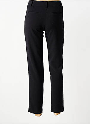 Pantalon 7/8 talie cu cleme mărime normală negru BISCO2 femeie