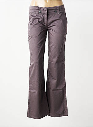 Pantalon evazat talie joasă talie joasă gri IKKS femeie