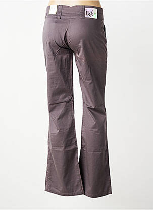 Pantalon evazat talie joasă talie joasă gri IKKS femeie
