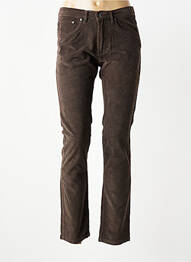 Pantalon slim elasticitate mărime normală maro J.A.C.H.S. MFG.CO. femme
