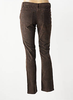 Pantalon slim elasticitate mărime normală maro J.A.C.H.S. MFG.CO. femeie