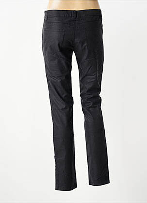 Pantalon slim țesătură poplin mărime normală negru I.CODE (By IKKS) femeie