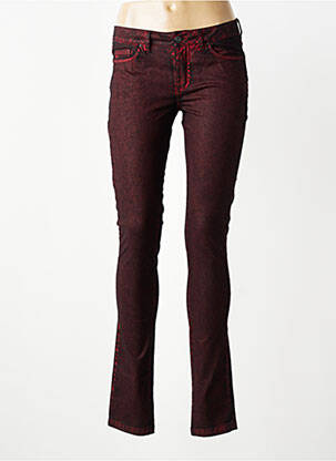 Blugi skinny elasticitate talie joasă roșu I.CODE (By IKKS) femeie