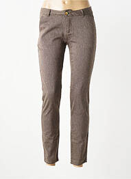 Pantalon chino talie joasă talie joasă maro FIRETRAP femme