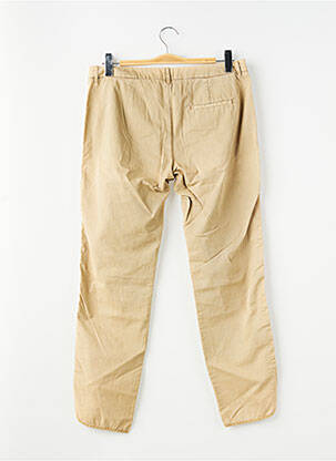 Pantalon chino țesătură poplin mărime normală bej I.CODE (By IKKS) femeie