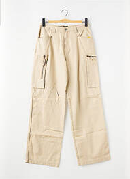Pantalon cargo croială dreaptă bej CAT garcon