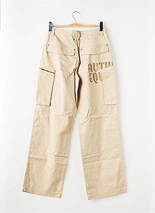 Pantalon cargo croială dreaptă bej CAT garcon
