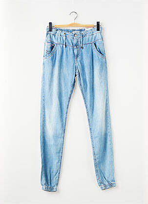 Blugi cu croială slim elasticitate talie elastică albastru PEPE JEANS fată