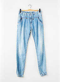 Blugi cu croială slim elasticitate talie elastică albastru PEPE JEANS fille