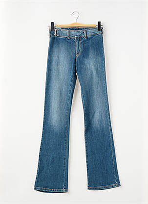 Blugi bootcut elasticitate albastru CIMARRON fată
