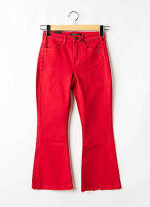 Blugi bootcut talie înaltă talie înaltă roșu SCOTCH & SODA femeie