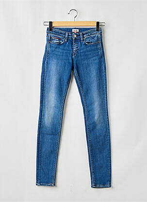 Blugi skinny elasticitate talie joasă albastru TOMMY HILFIGER femeie