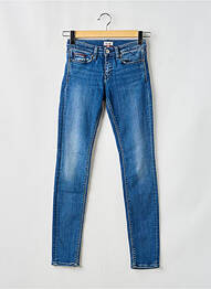 Blugi skinny elasticitate talie joasă albastru TOMMY HILFIGER femme