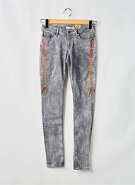 Blugi skinny talie joasă gri SCOTCH R'BELLE fille