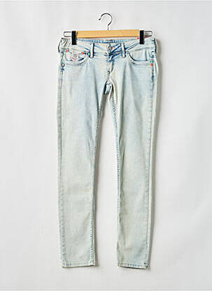 Blugi skinny elasticitate mărime reglabilă albastru PEPE JEANS fată