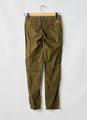 Pantalon cargo strânsă pe partea de jos mărime reglabilă verde PEPE JEANS fată