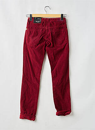 Pantalon slim țesătură catifea mărime reglabilă roșu PEPE JEANS băiat