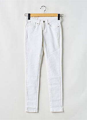 Blugi skinny elasticitate mărime reglabilă alb PEPE JEANS fată