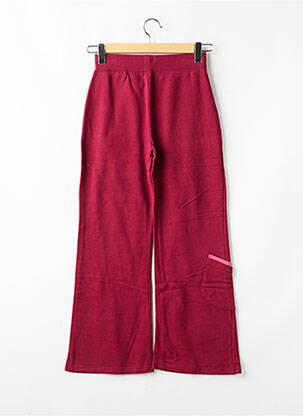 Pantalon evazat elasticitate talie elastică roșu DIPLODOCUS fată