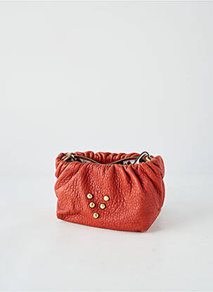 Geantă curea de umăr detașabilă formă dreptunghiulară maro VIRGINIE DARLING femeie