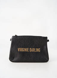 Plic închidere cu fermoar negru VIRGINIE DARLING femeie