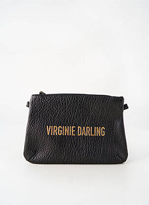 Plic închidere cu fermoar negru VIRGINIE DARLING femeie