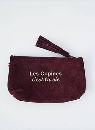 Portofel serigrafie violet LOULOU DE NANTES femeie
