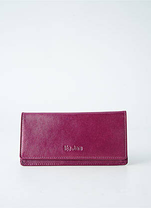 Portofel efect material satinat violet LEA.TONI femeie