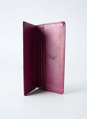 Portofel efect material satinat violet LEA.TONI femeie