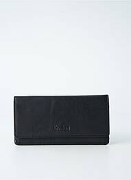 Portofel efect material satinat negru LEA.TONI femeie