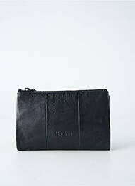 Portofel efect material satinat negru LEA.TONI femeie