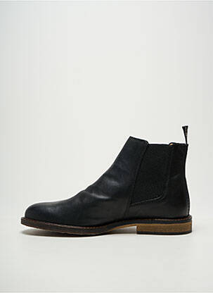 Botine/ghete vârf rotund toc mic negru KICKERS bărbat