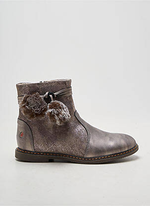Botine/ghete chiquet chiquet argintiu GBB fată