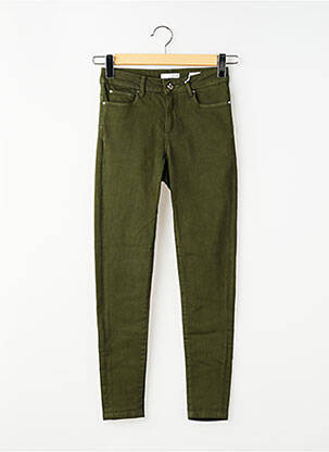 Pantalon slim buzunare verde FRACOMINA femeie