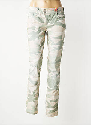 Pantalon slim buzunare verde STREET ONE femeie
