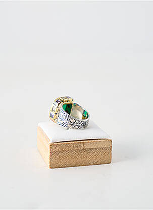 Inel ornament piatră verde CANYON femeie