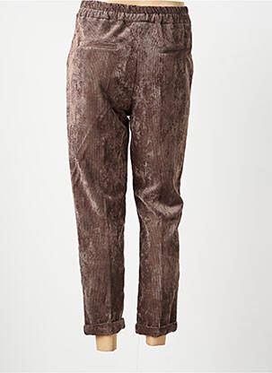 Pantalon chino buzunare maro PAKO LITTO femeie