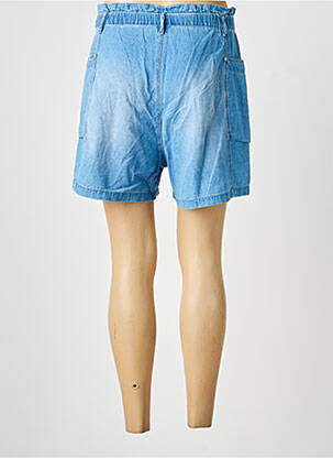 Șort țesătură denim albastru HAPPY femeie