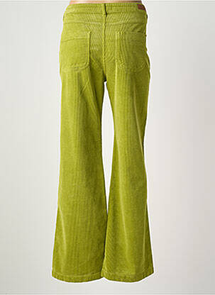 Pantalon evazat elasticitate mărime normală verde HAPPY femeie