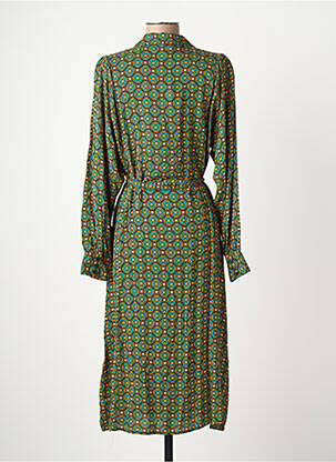 Rochie midi croială fluidă mâneci lungi verde KING LOUIE femeie