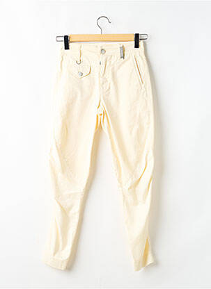 Pantalon slim buzunare alb HIGH femeie