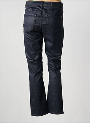 Pantalon drept închidere cu fermoar sub clapetă cu nasturi negru MARC CAIN femme