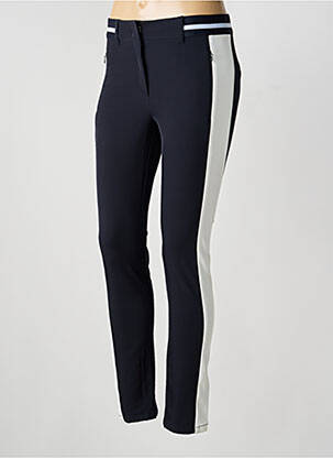 Pantalon slim subțire negru MARC CAIN femme