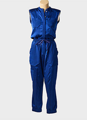 Salopetă-pantalon fără mâneci fără mâneci albastru HIGH femme