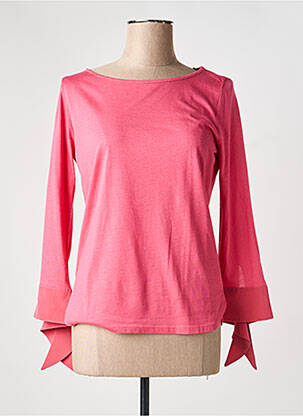 Tricou mâneci lungi mâneci lungi roz LUISA CERANO femeie
