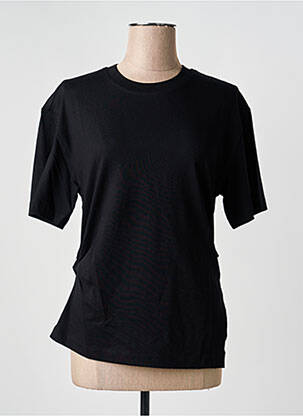 Tricou croială cambrată mâneci scurte negru CLOSED femeie