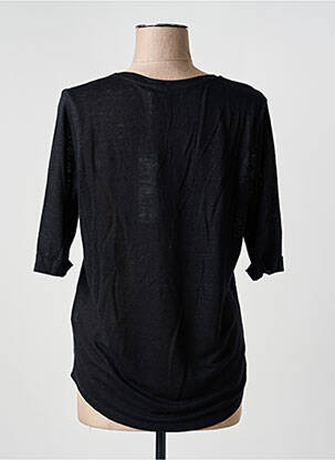 Tricou mâneci 3/4 mâneci 3/4 negru NOTSHY femeie