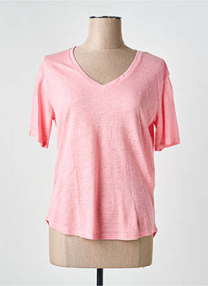 Tricou mâneci 3/4 mâneci 3/4 roz NOTSHY femeie